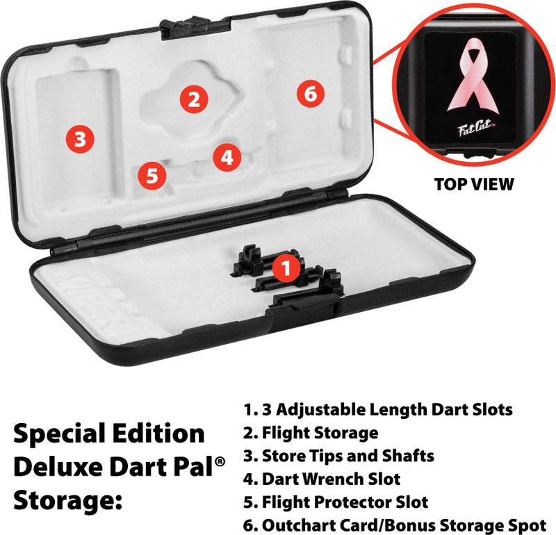 Fat Cat Pink Lady Soft Tip Darts with Storage/Travel Case, 16 Grams - Image 4